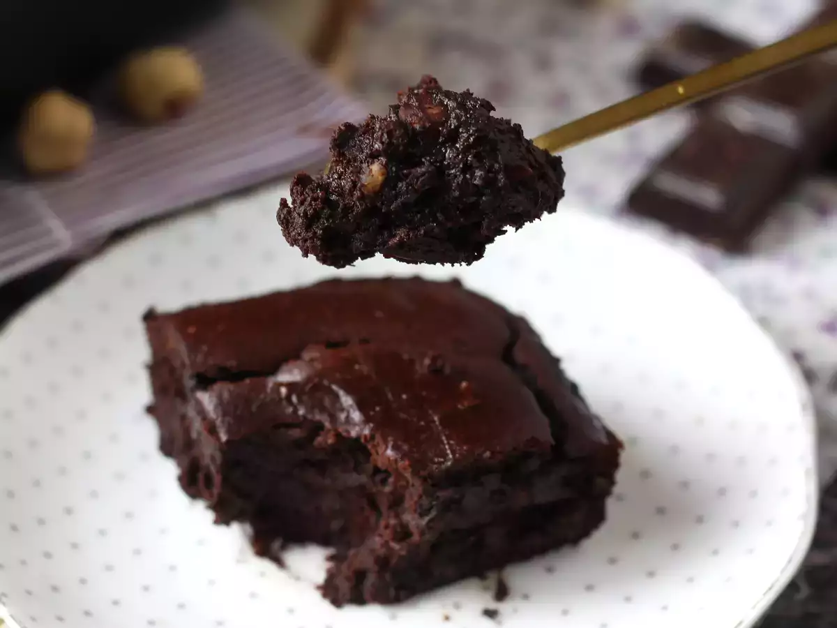 Saftiger Süßkartoffel-Brownie ohne Butter und Öl - foto 2