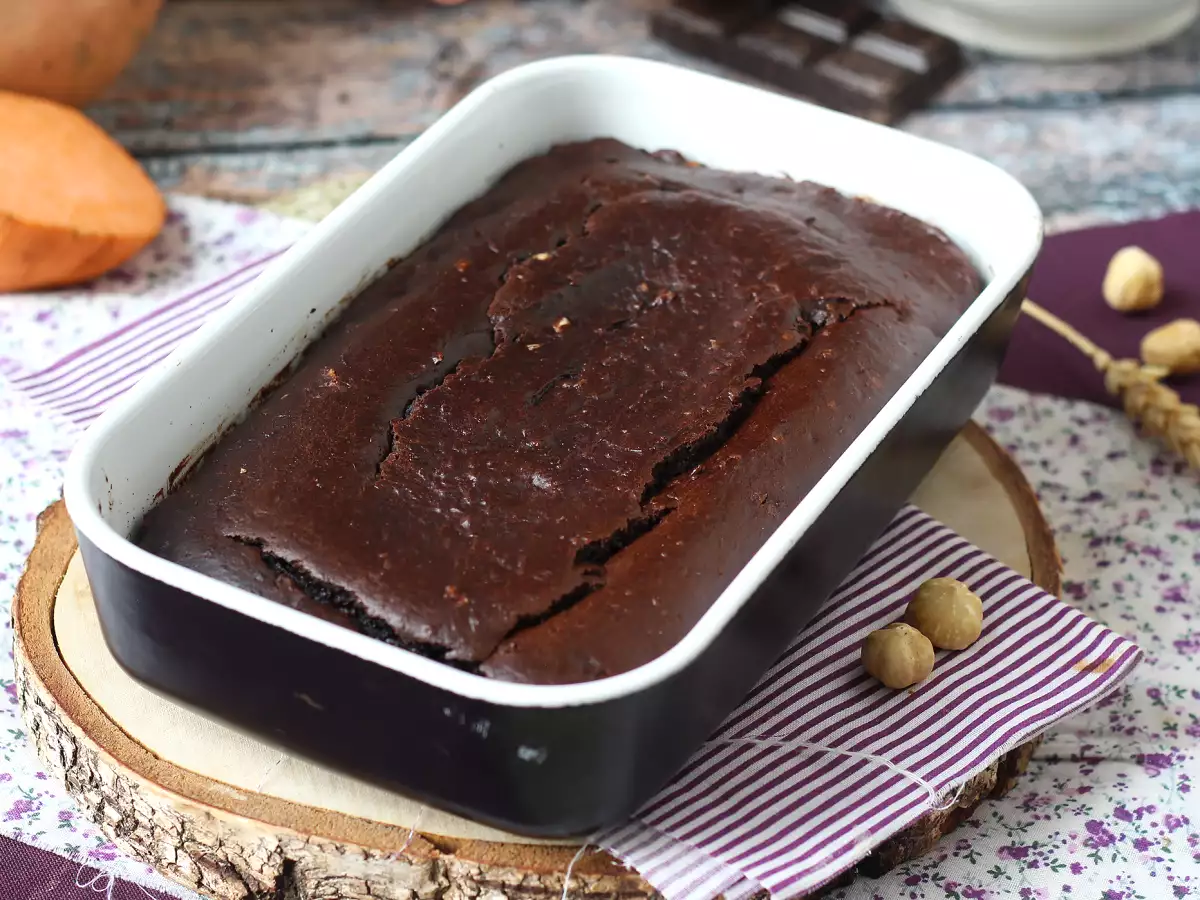 Saftiger Süßkartoffel-Brownie ohne Butter und Öl - foto 7