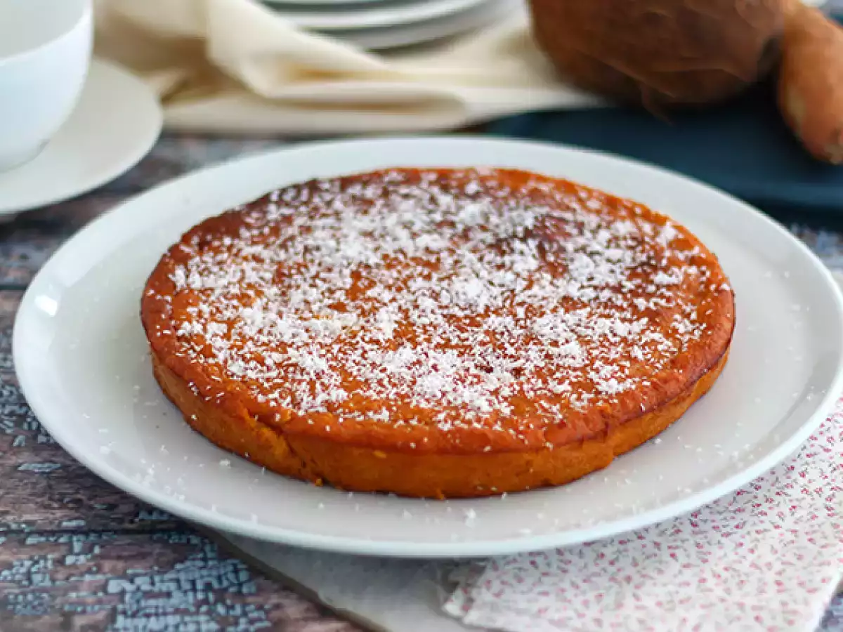Saftiger Süßkartoffel-Kokos-Kuchen - foto 2