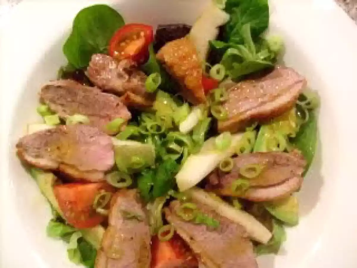 Salat mit Entenbrust