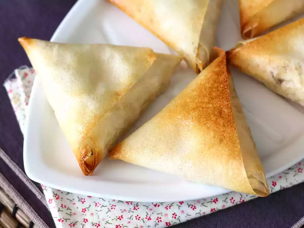 Samosas mit Makrele und Frischkäse - foto 3