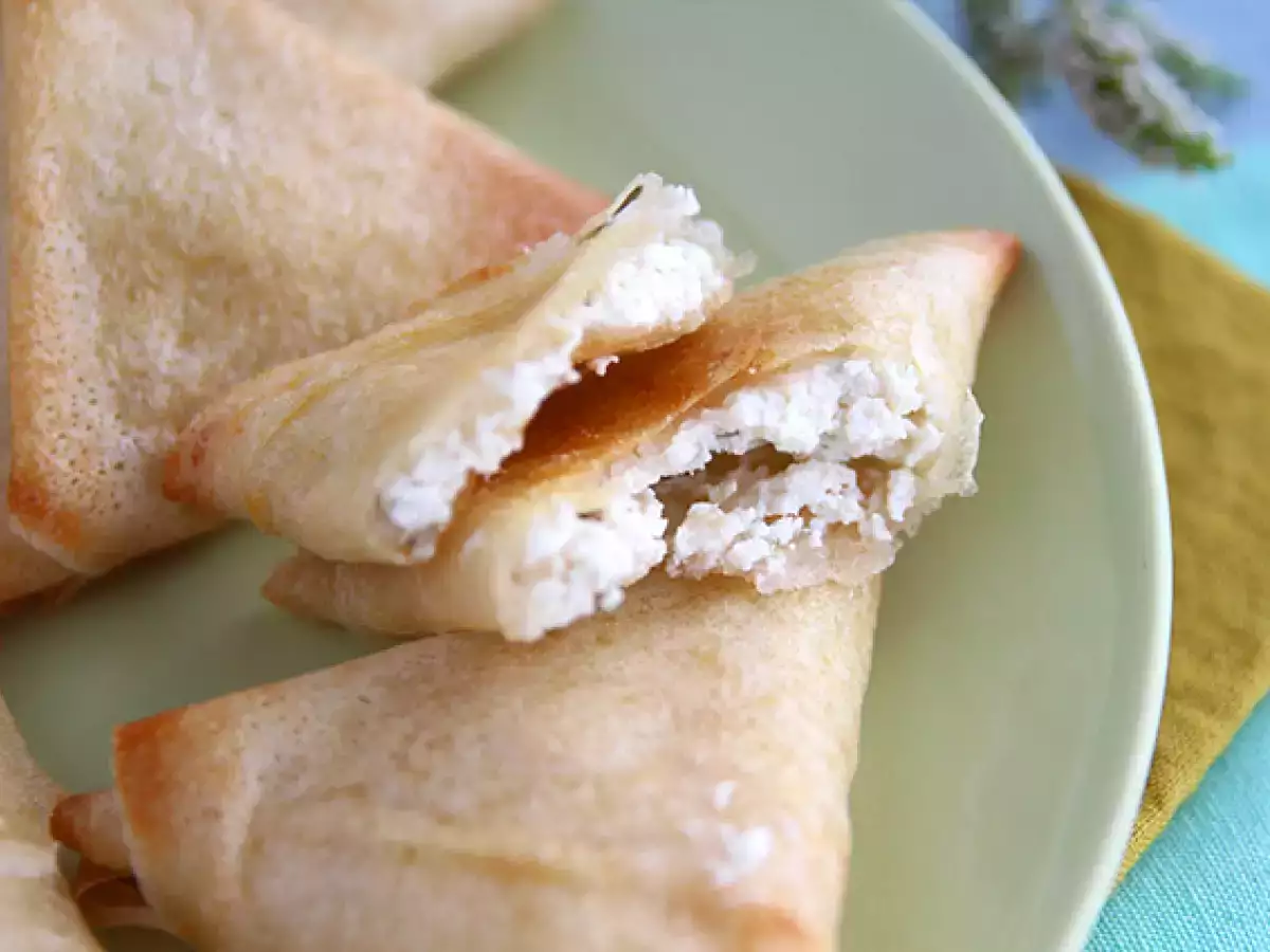 Samosas mit Ziegenkäse und Honig - foto 4