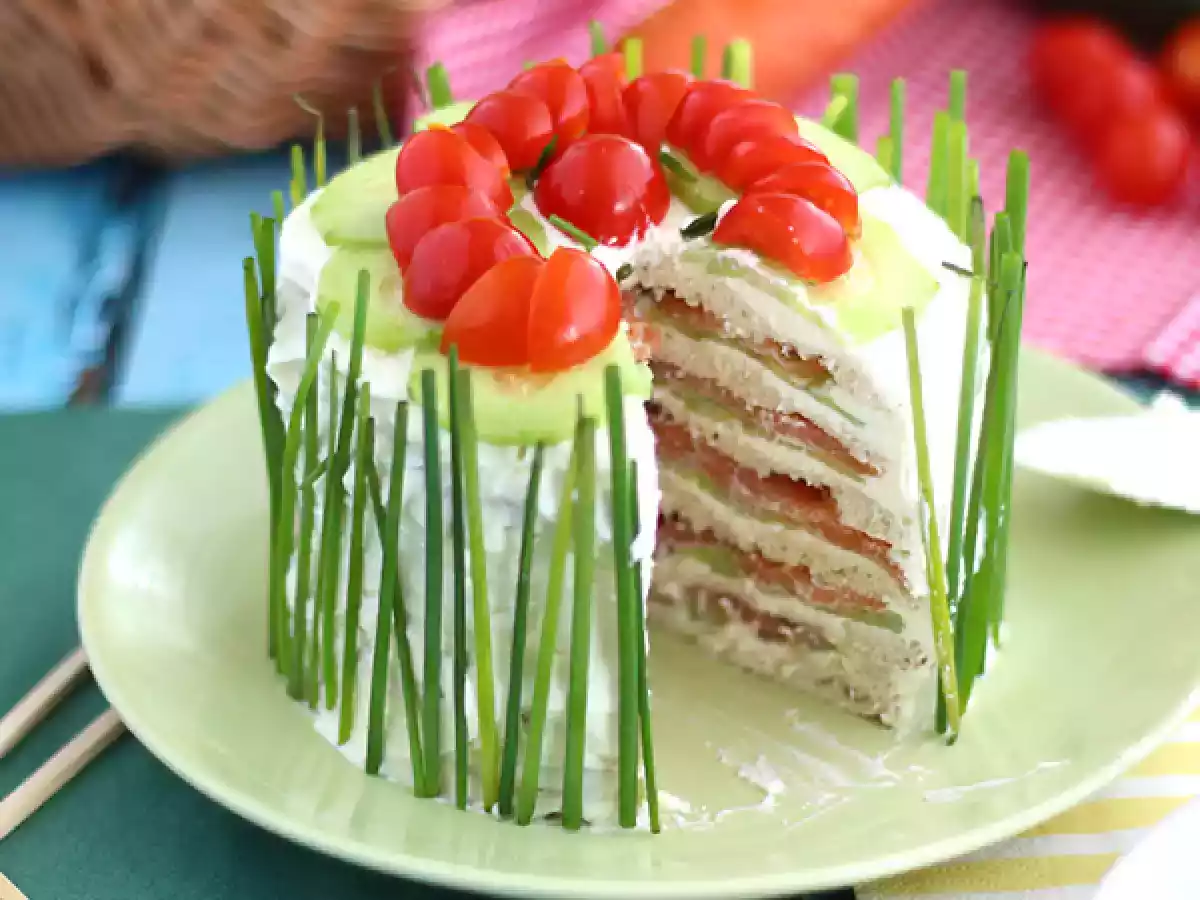 Sandwich Cake, der frische Kuchen zum Aperitif - foto 2