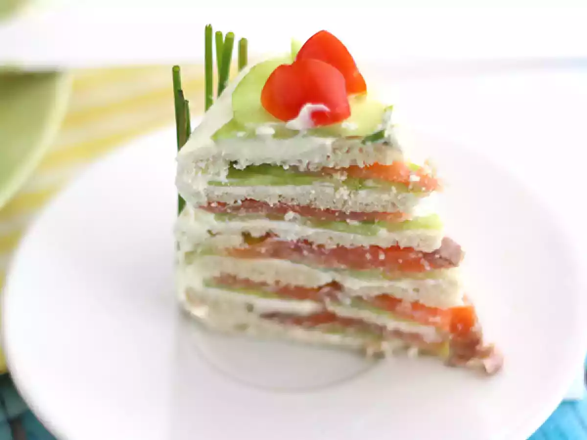 Sandwich Cake, der frische Kuchen zum Aperitif - foto 5