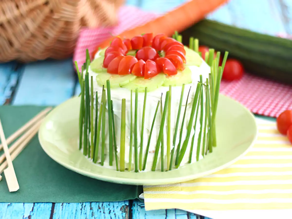Sandwich-Cake: der herzhafte Kuchen fürs Aperitifbuffet