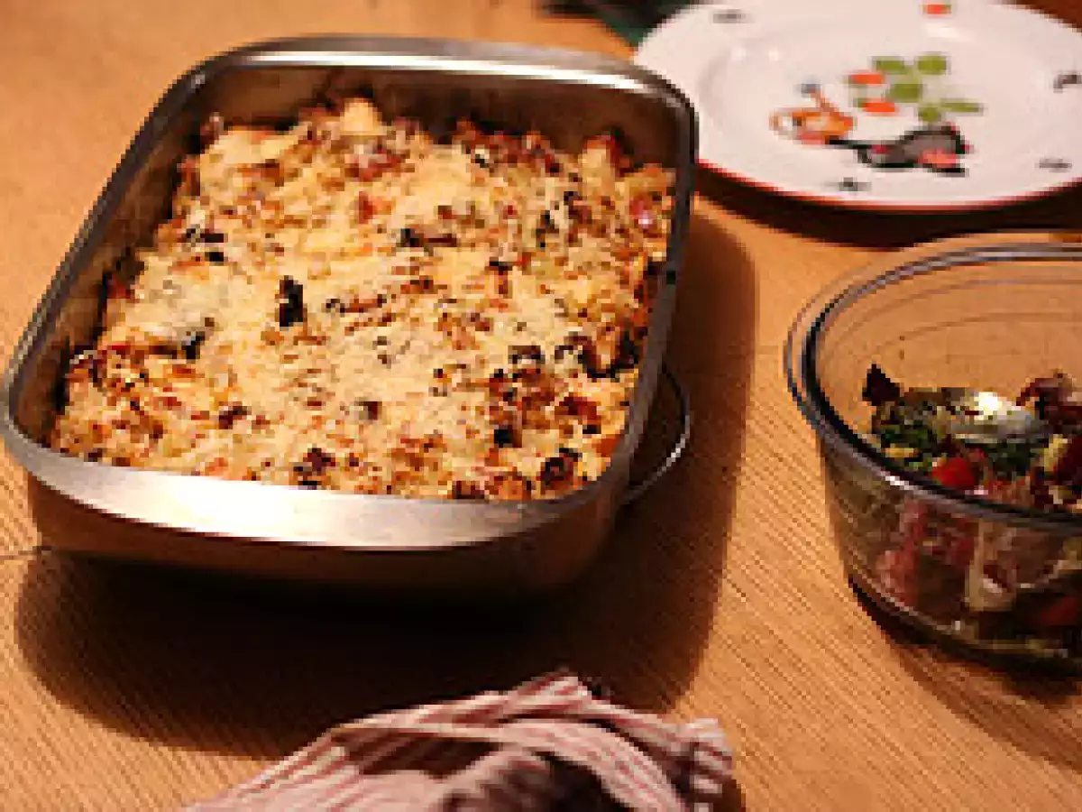 Sauerkrautauflauf mit prosecco