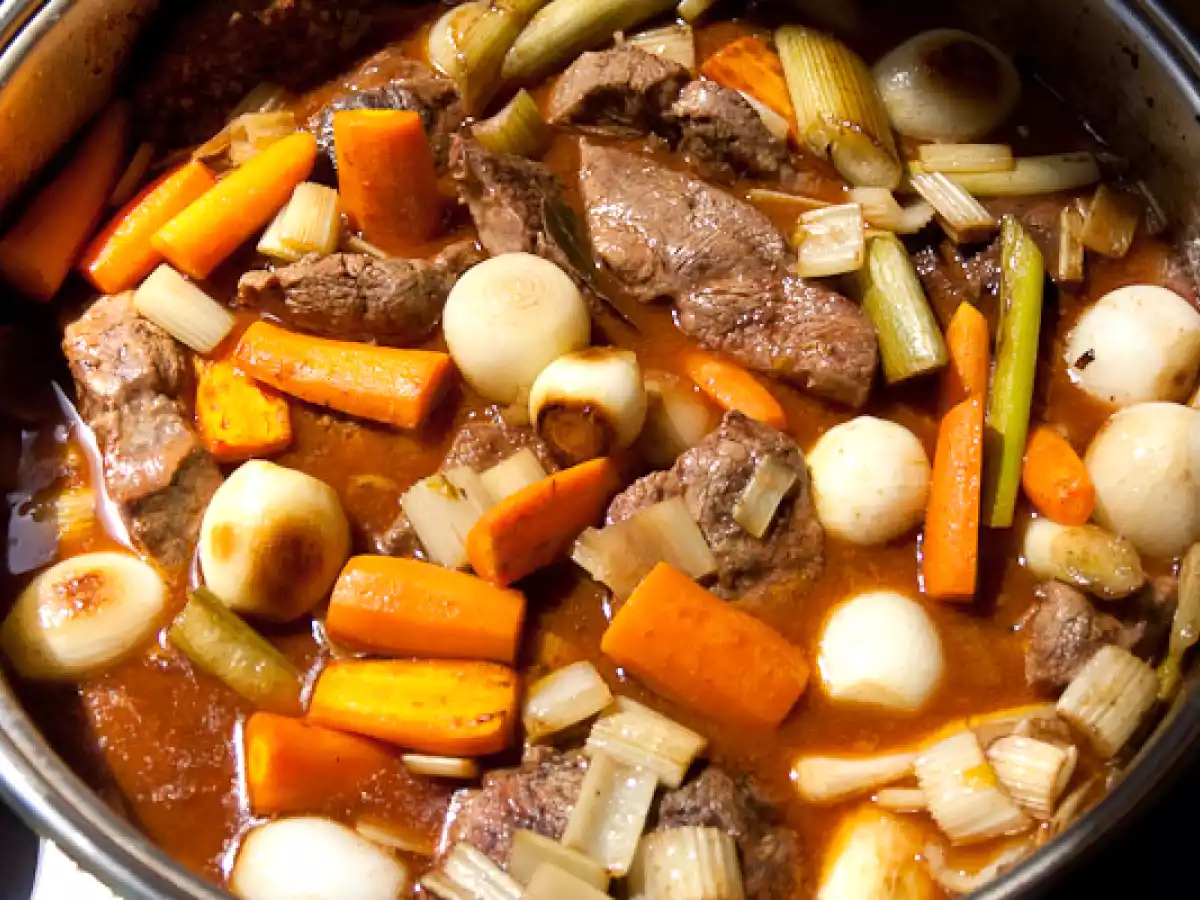 Sauté de veau à la Marengo