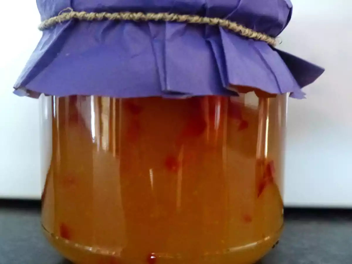 Scharfe Birnenkonfitüre mit Chili & Ingwer