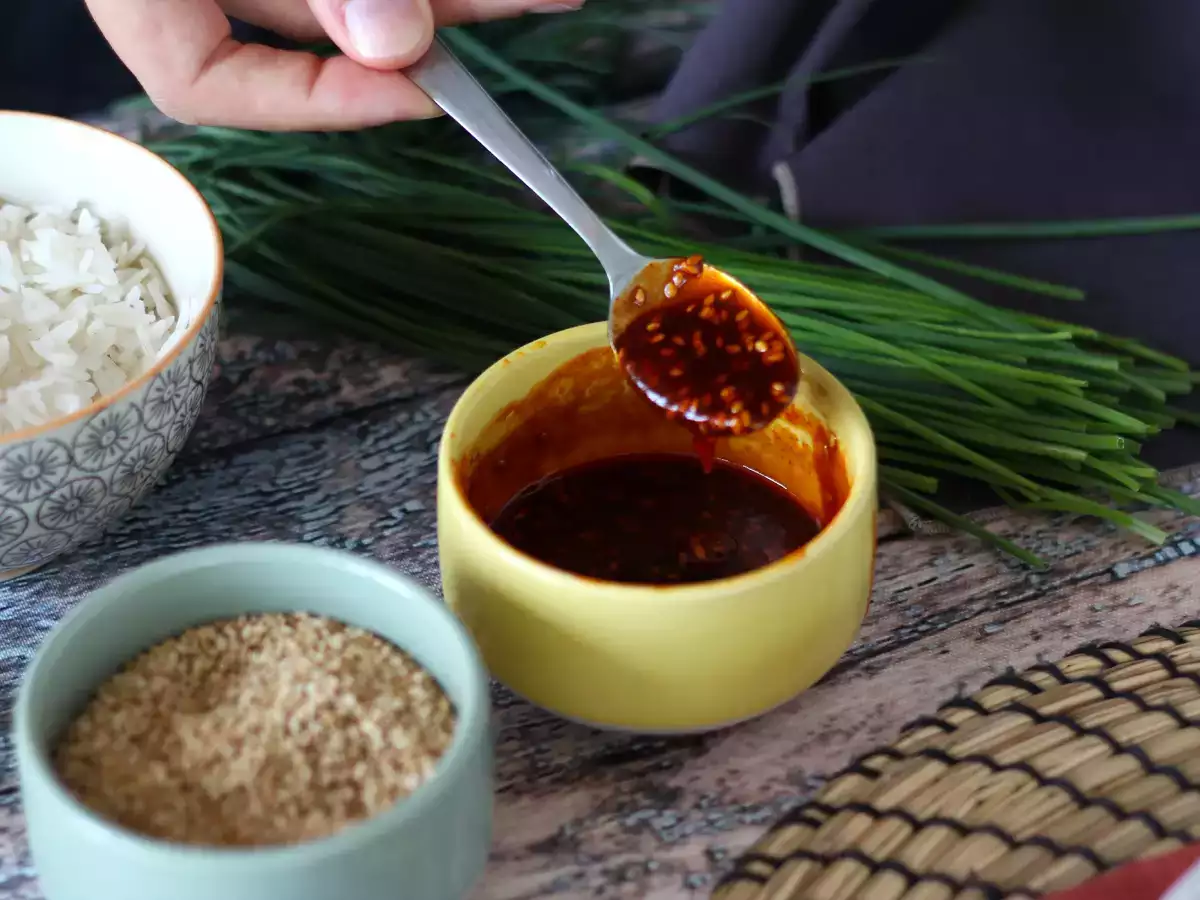 Scharfe koreanische Gochujang-Sauce für Bibimbap - foto 3