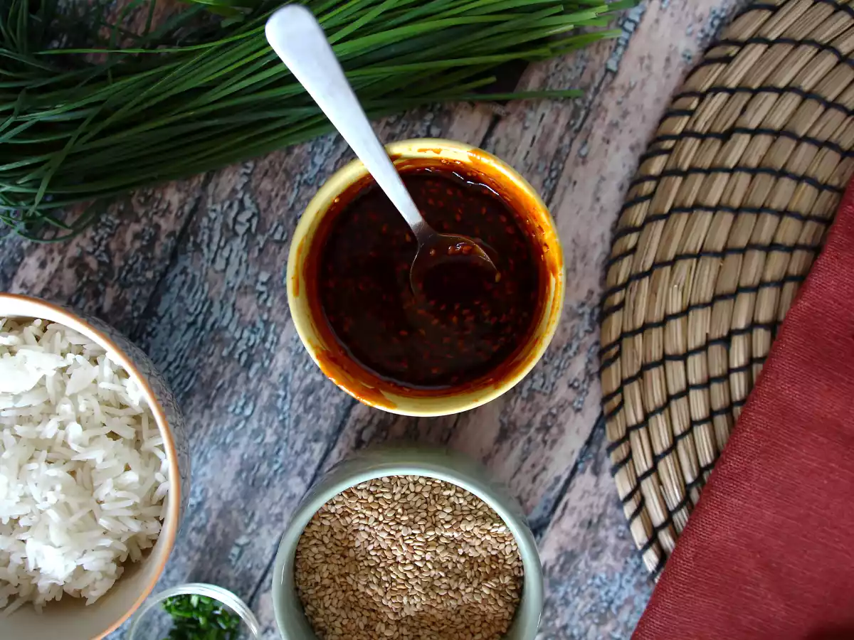 Scharfe koreanische Gochujang-Sauce für Bibimbap und andere Rezepte - foto 5