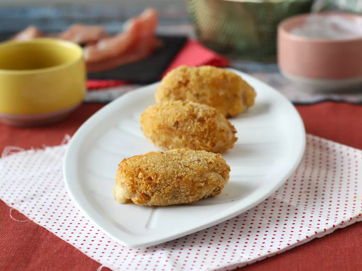 Schinkenkroketten aus dem Air Fryer: knusprig mit wenig Öl - foto 2