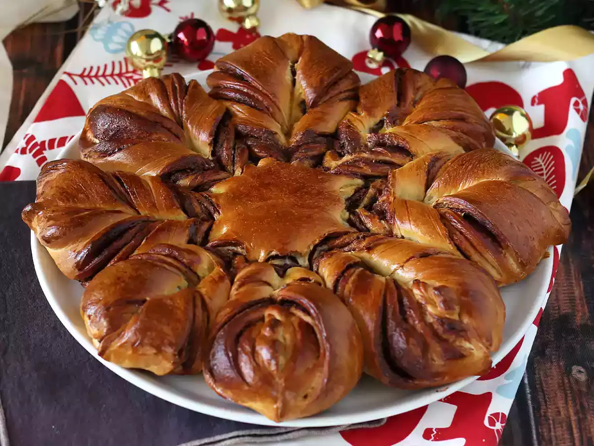 Schneeflocken-Brioche mit Aufstrich - foto 7