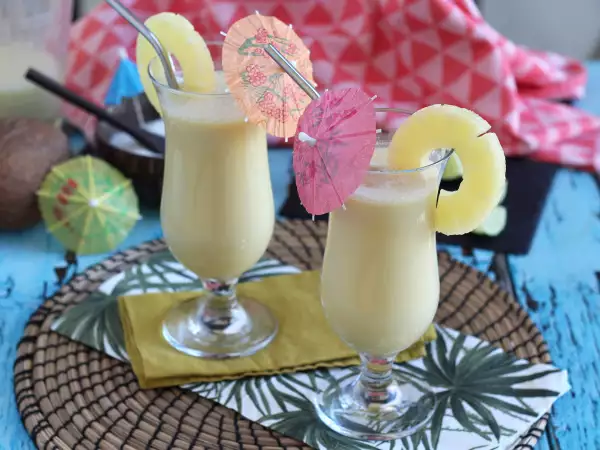 Rezept Schnelle alkoholfreie piña colada