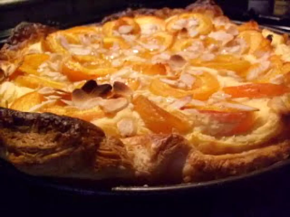 Schnelle Aprikosentarte