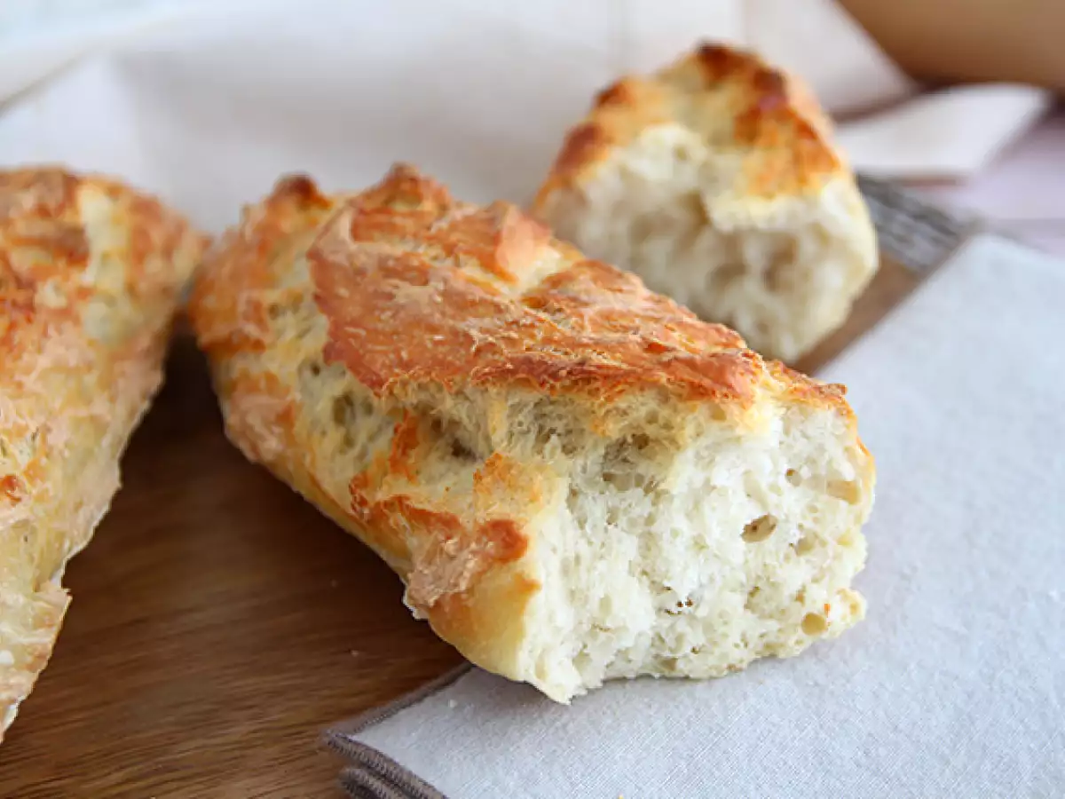 Schnelle Baguettes ohne Kneten - foto 2