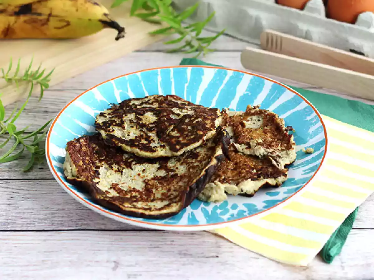 Schnelle glutenfreie Pfannkuchen (Bananen+Eier) - foto 3