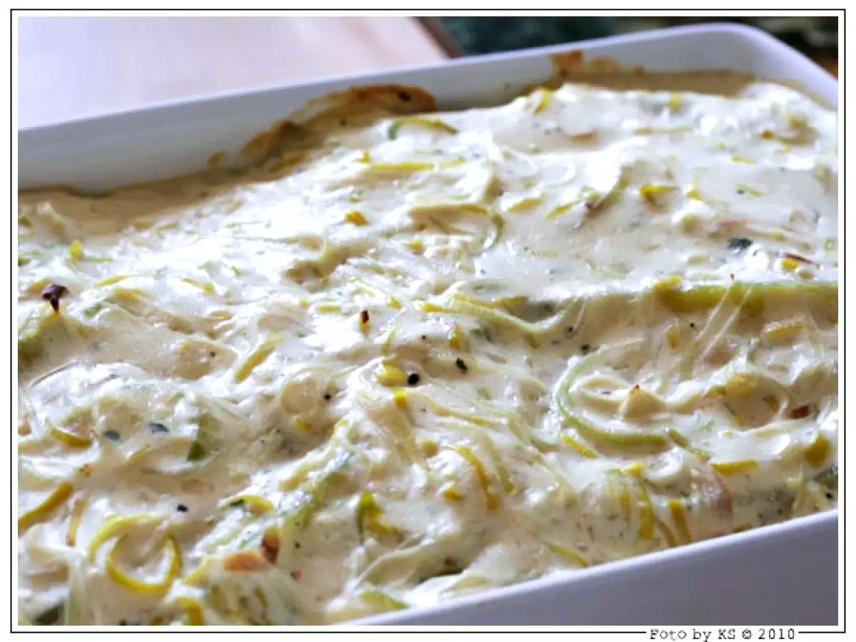 Schnelle Küche: Kartoffel-Lauch-Auflauf