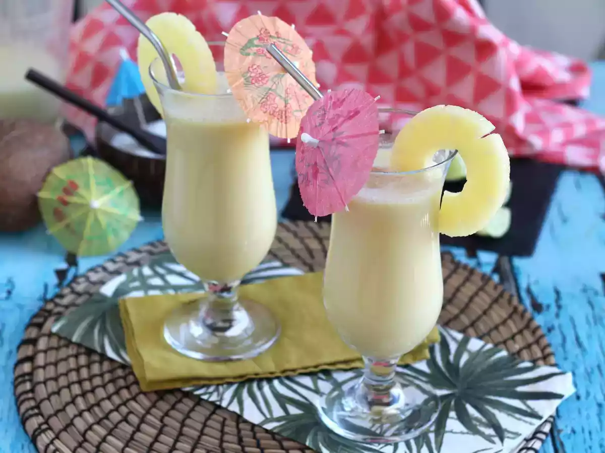 Schnelle Pina Colada, alkoholfrei