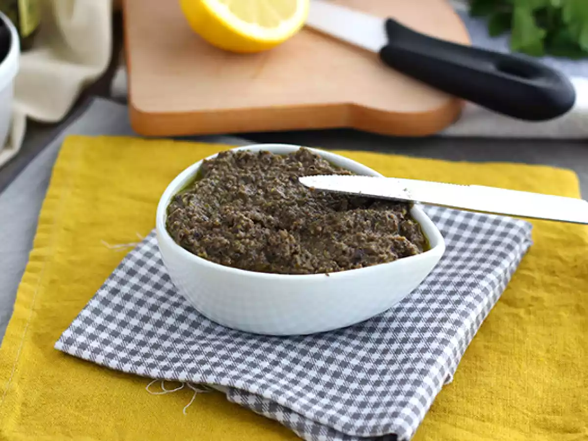Schnelle Tapenade mit schwarzen Oliven - foto 3