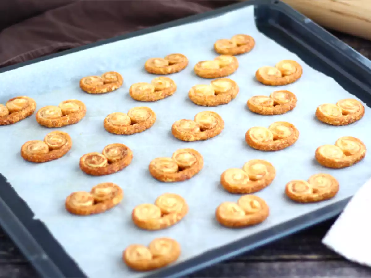 Schnelle und einfache Blätterteigpalmen