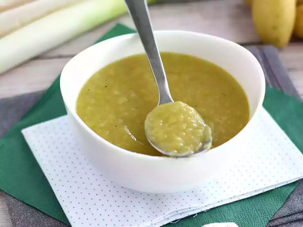 Schnelle und einfache Kartoffel-Lauch-Suppe - foto 2