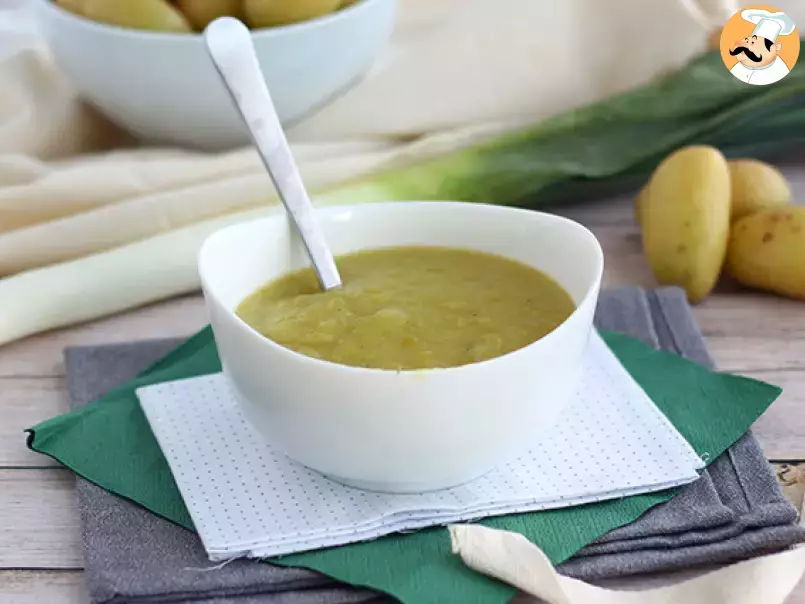 Schnelle und einfache Kartoffel-Lauch-Suppe, foto 3