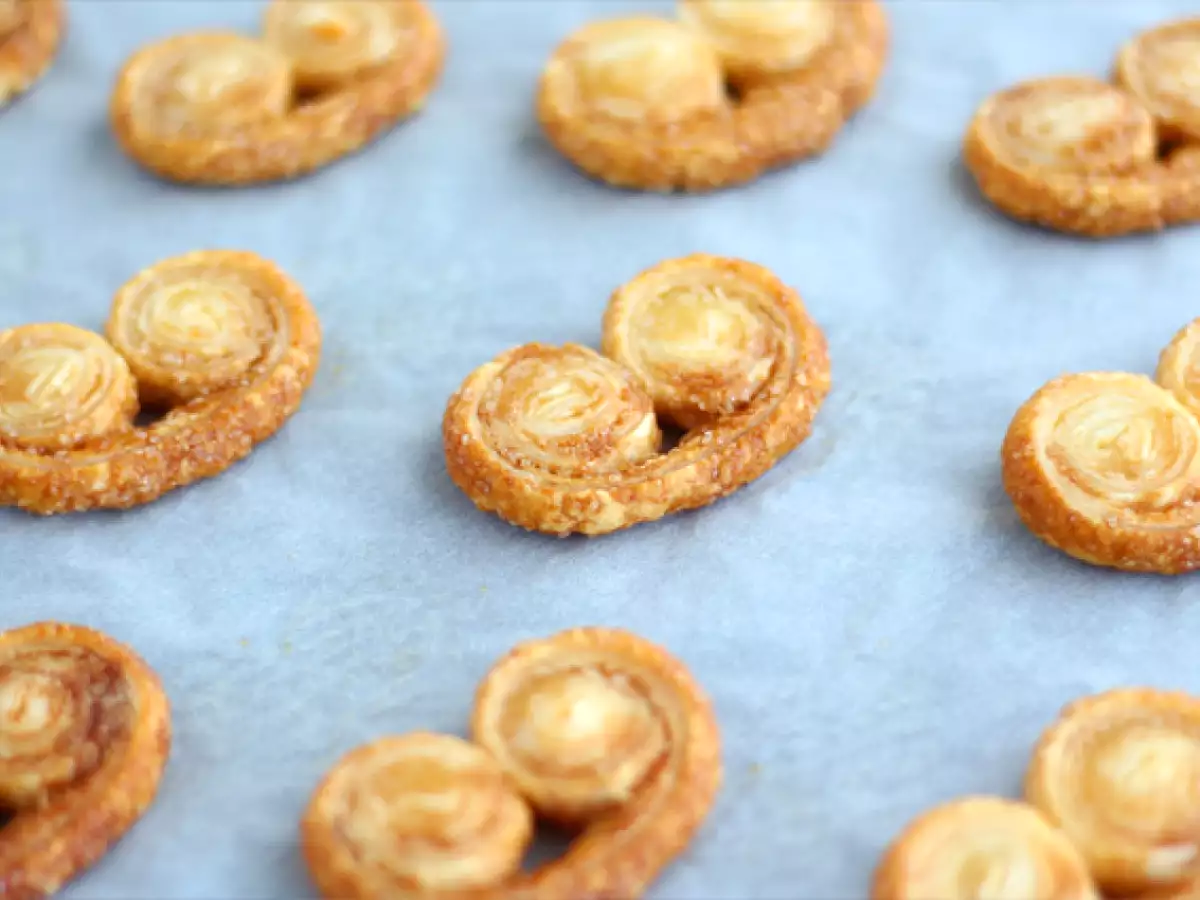Schnelle und einfache Palmiers aus Blätterteig - foto 2