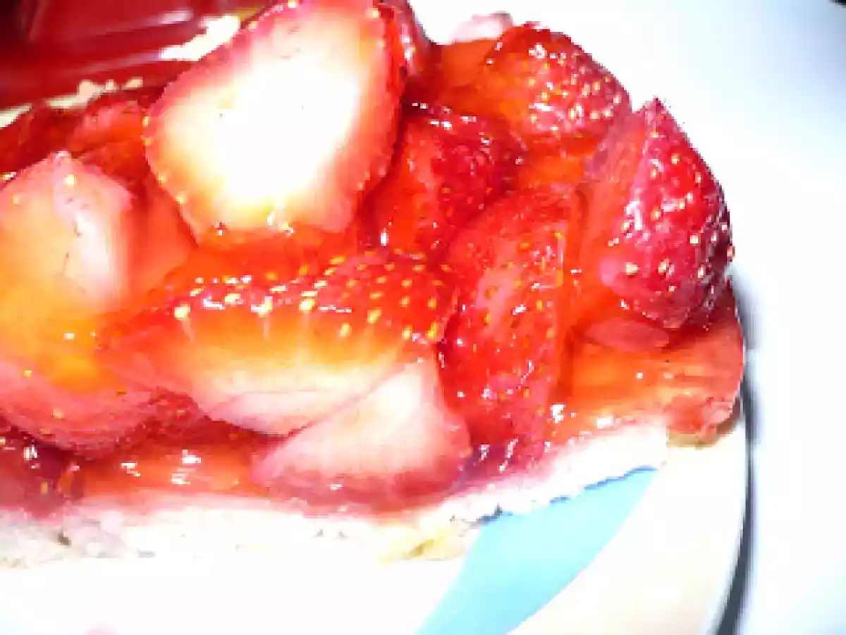 Schneller Erdbeerkuchen