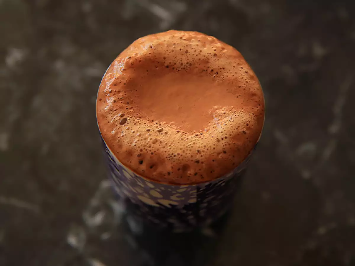 Schneller Kaffeeschaum mit 3 Zutaten - foto 2