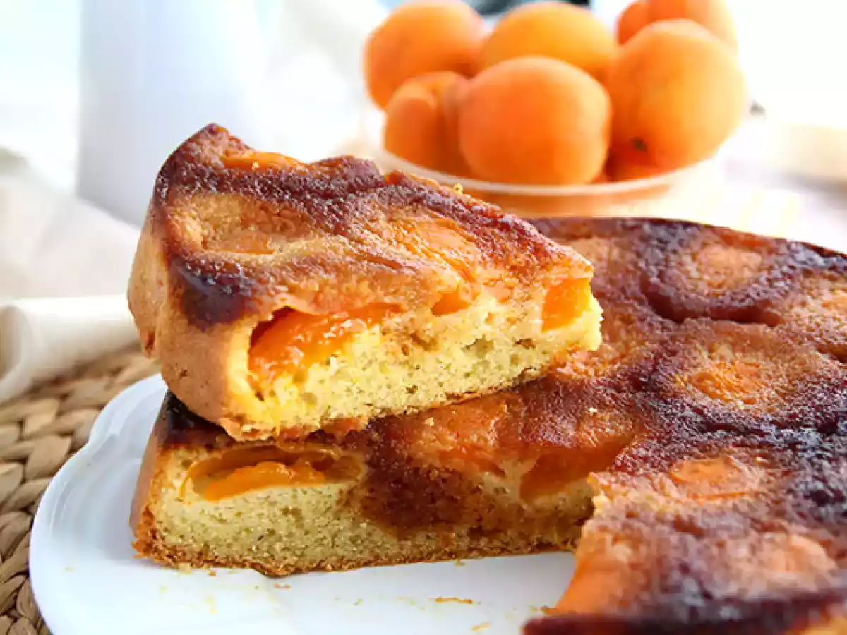 Schneller und einfacher Aprikosenkuchen - foto 2