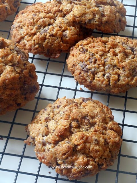 Schoko-cornflakes plätzchen