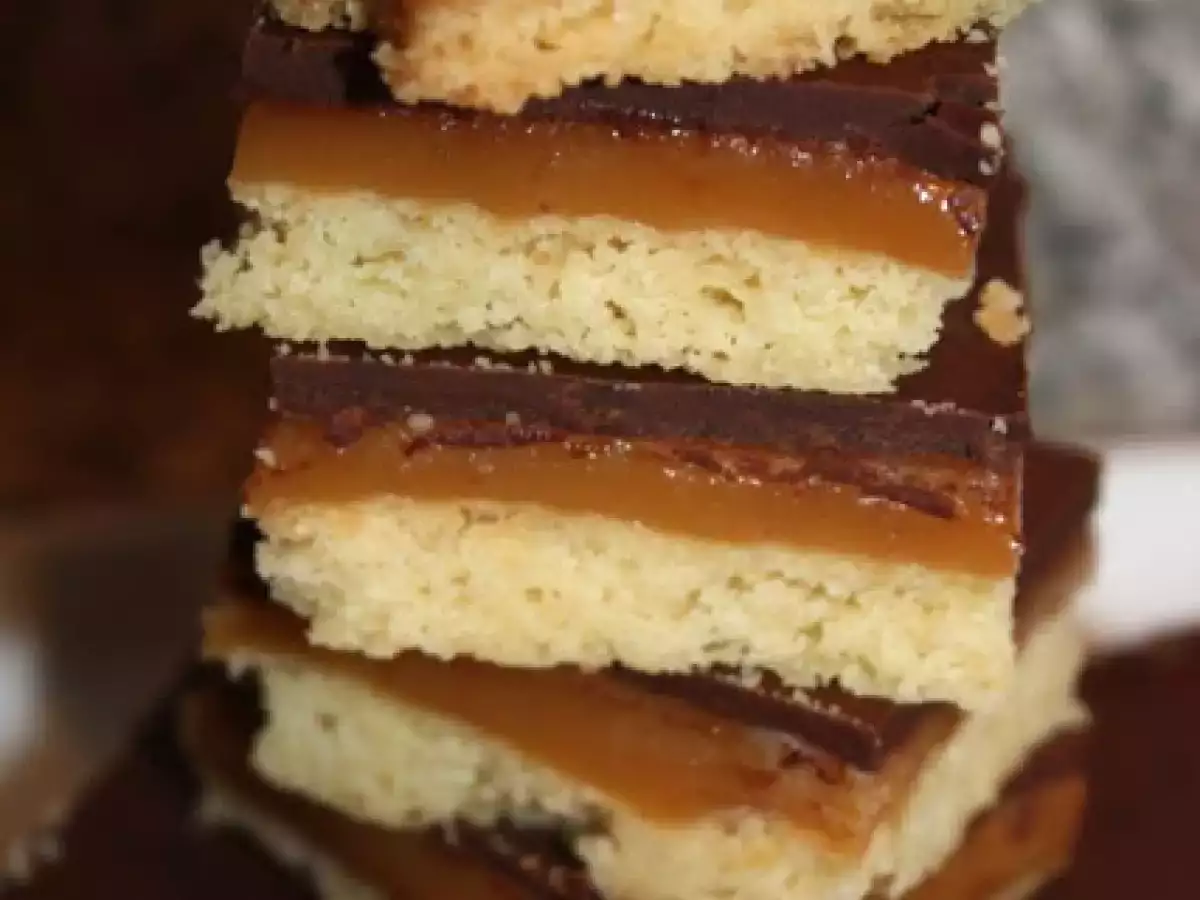 Schoko-Karamell-Schnittchen