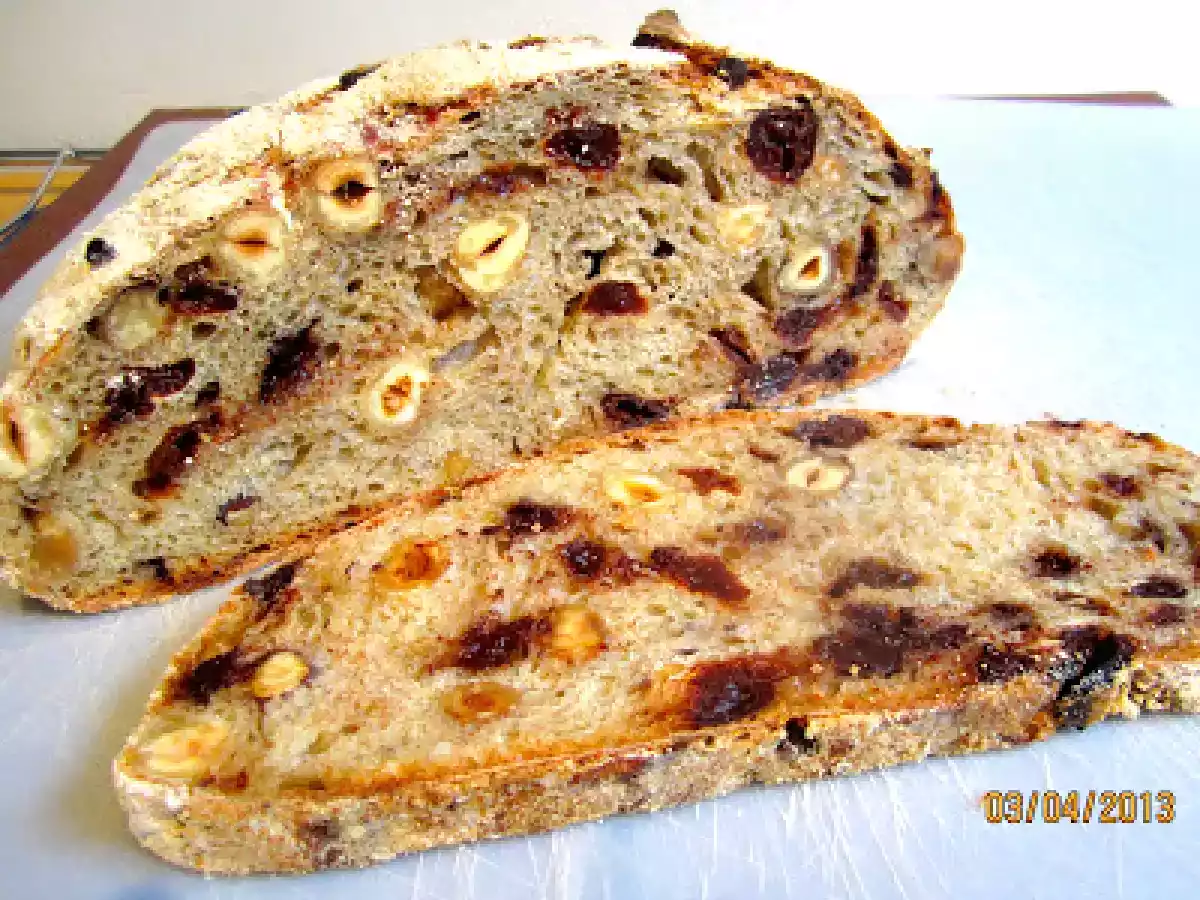 SCHOKO-KIRSCH-HASELNUSS-BROT