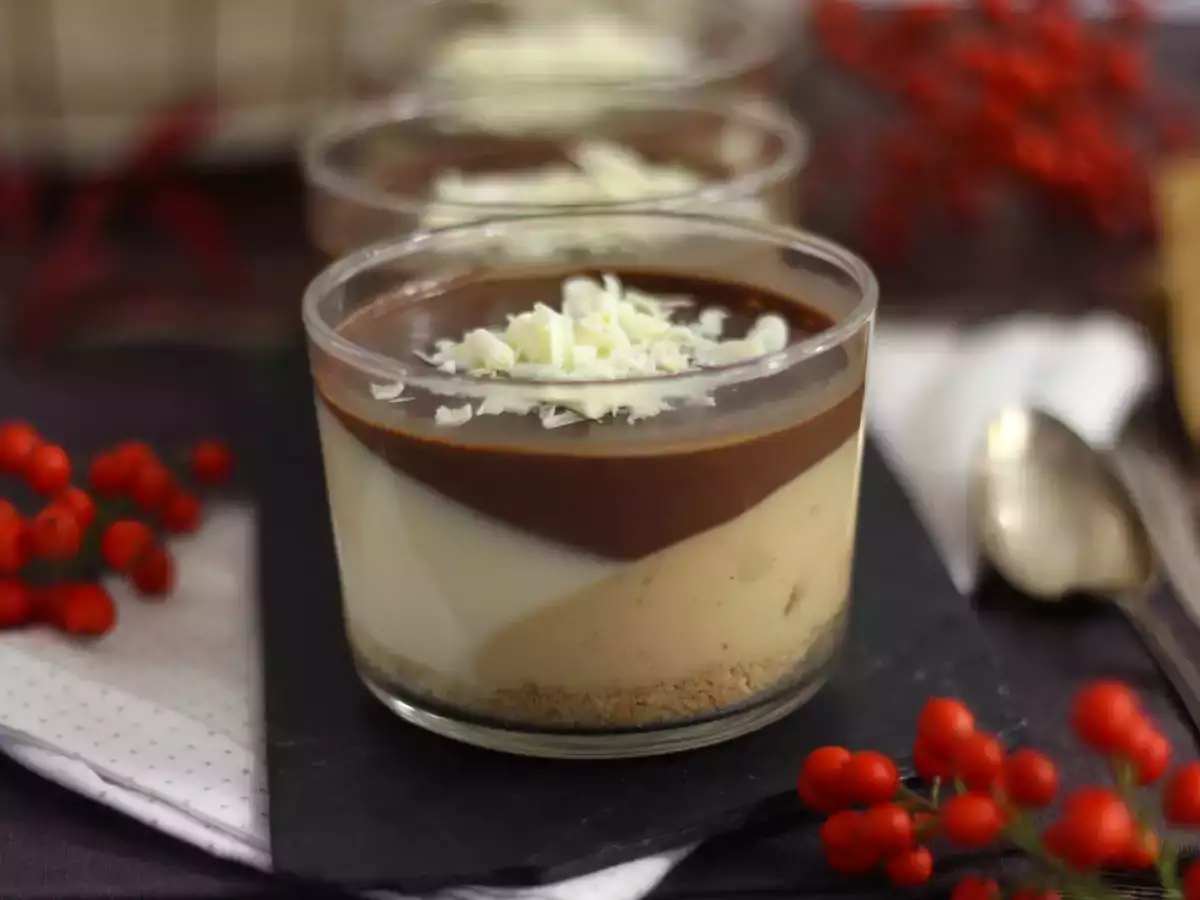 Schoko-Nougat-Dessert im Glas: einfaches Rezept - foto 2