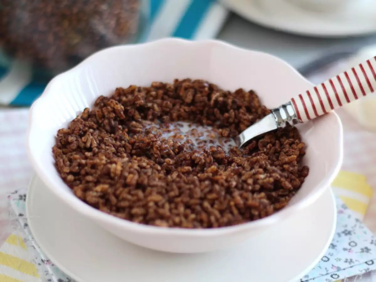 Schoko-Puffreis selber machen: Coco-Pops-Cerealien - foto 2