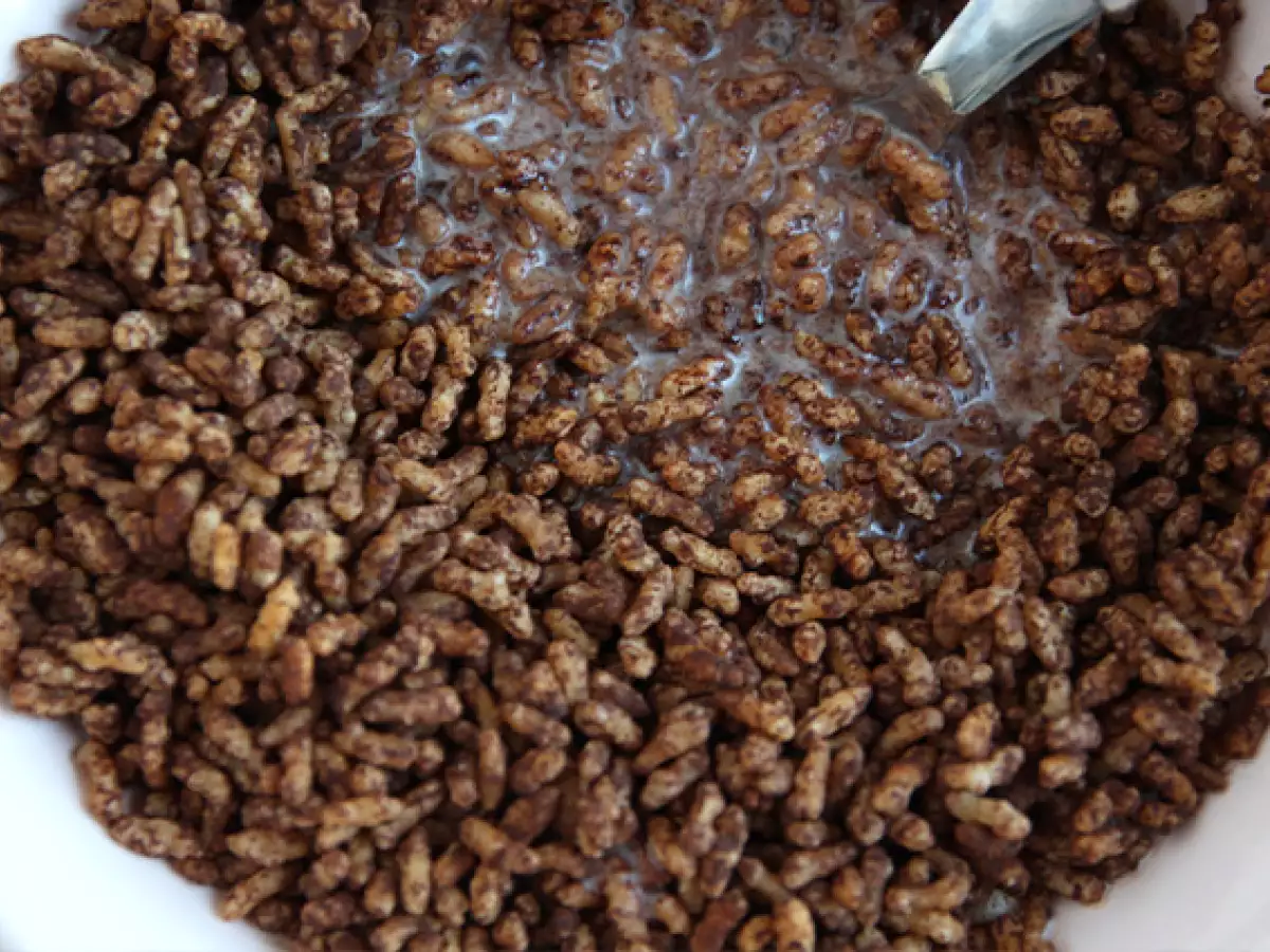Schoko-Puffreis selber machen: Coco-Pops-Cerealien - foto 4