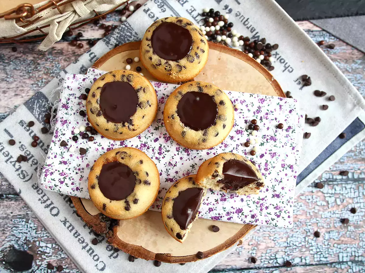 Schoko-Tiger-Financiers – knusprige Ganache - foto 5