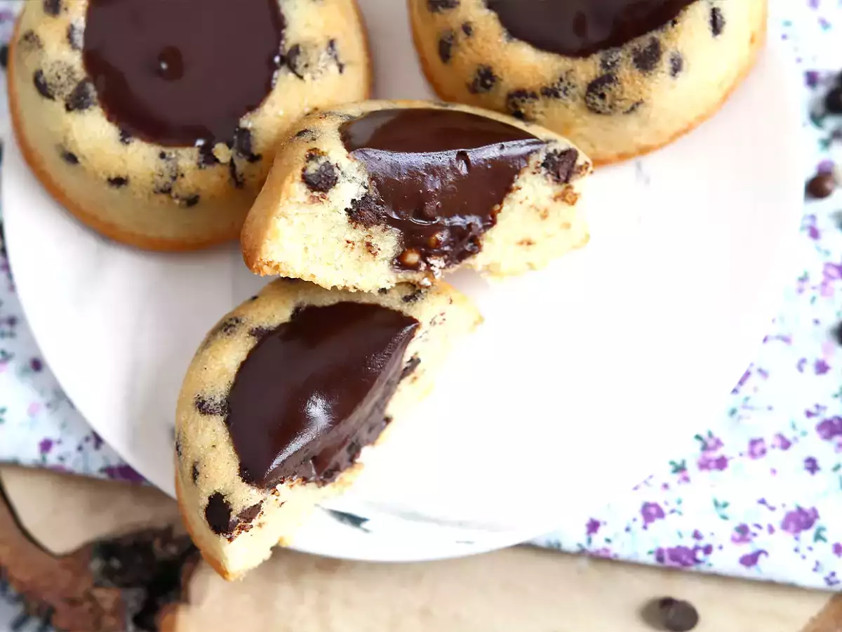 Schoko-Tiger-Financiers – knusprige Ganache - foto 7