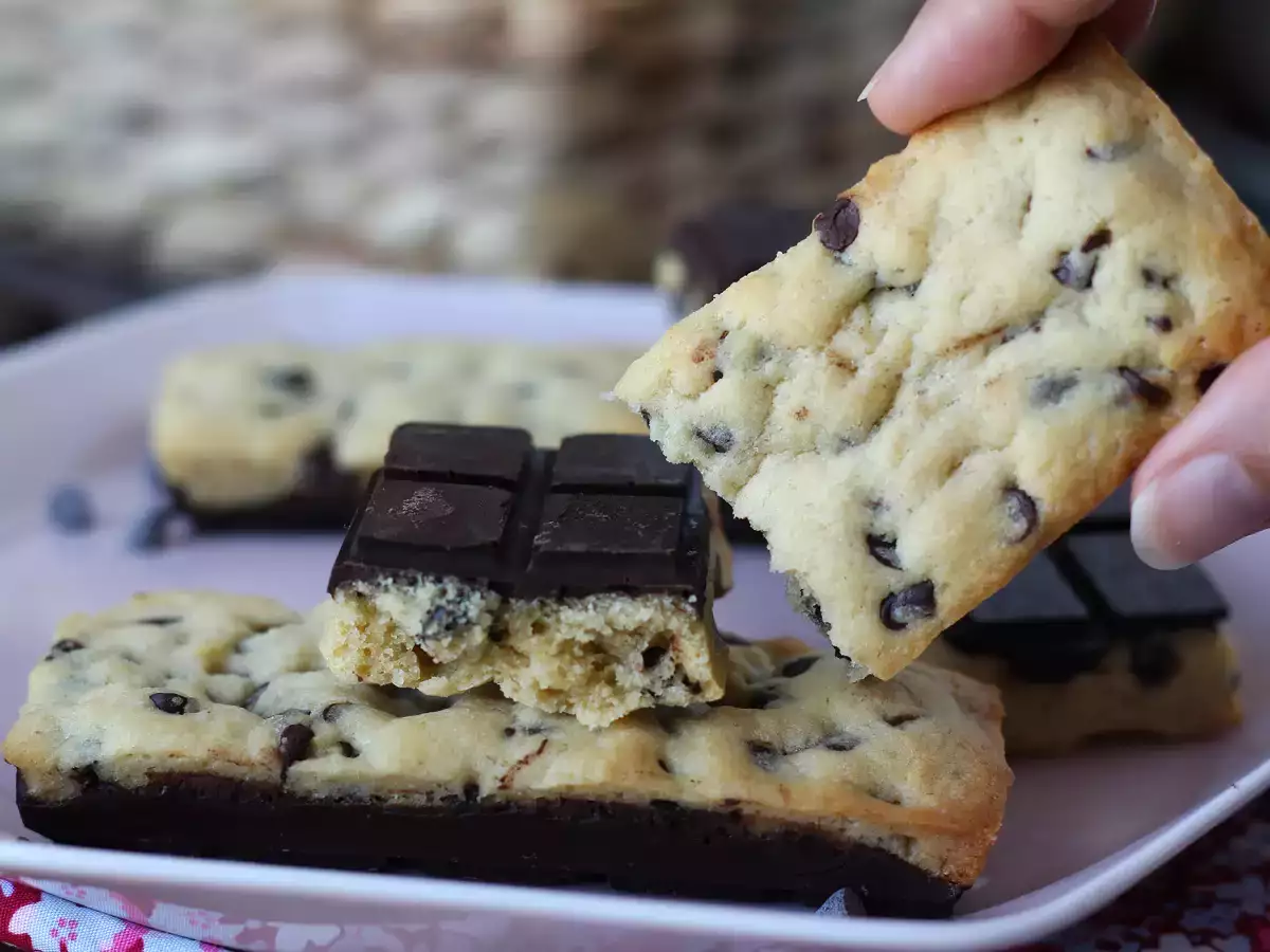 Schokoladen-Cookie-Tafeln: weich und knusprig zugleich - foto 4