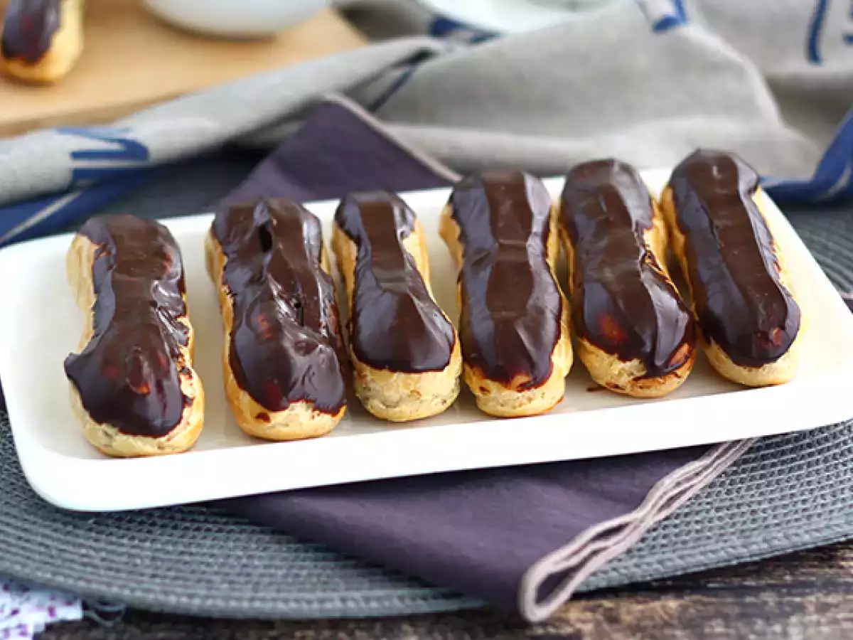 Schokoladen-Eclairs (Schritt für Schritt erklärt) - foto 2