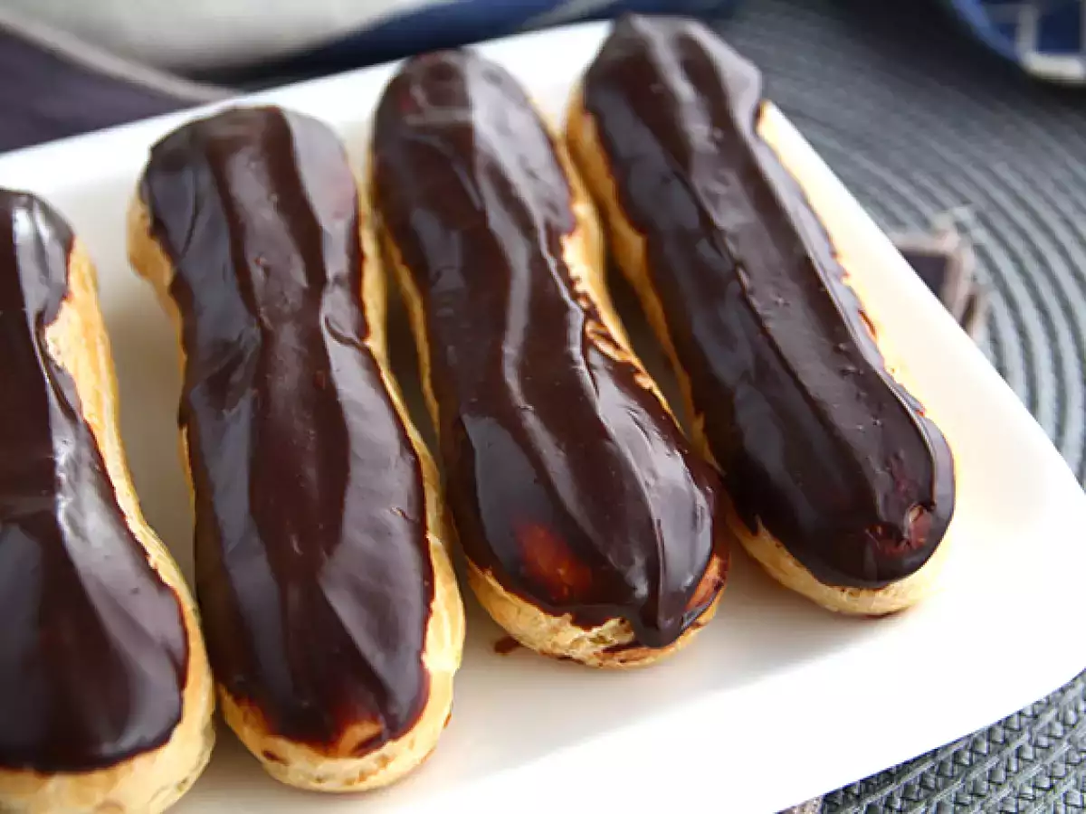 Schokoladen-Eclairs (Schritt für Schritt erklärt) - foto 3