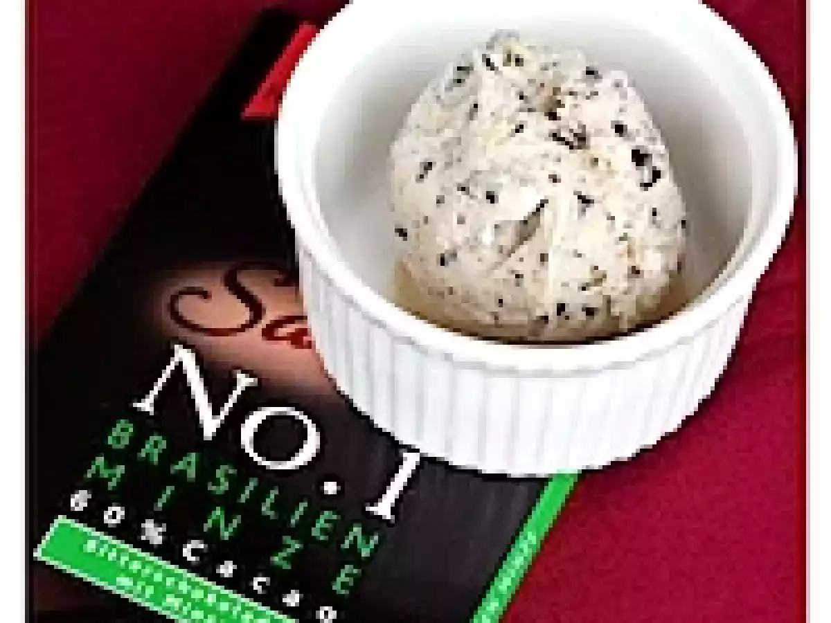 Schokoladen-Pfefferminz-Eis