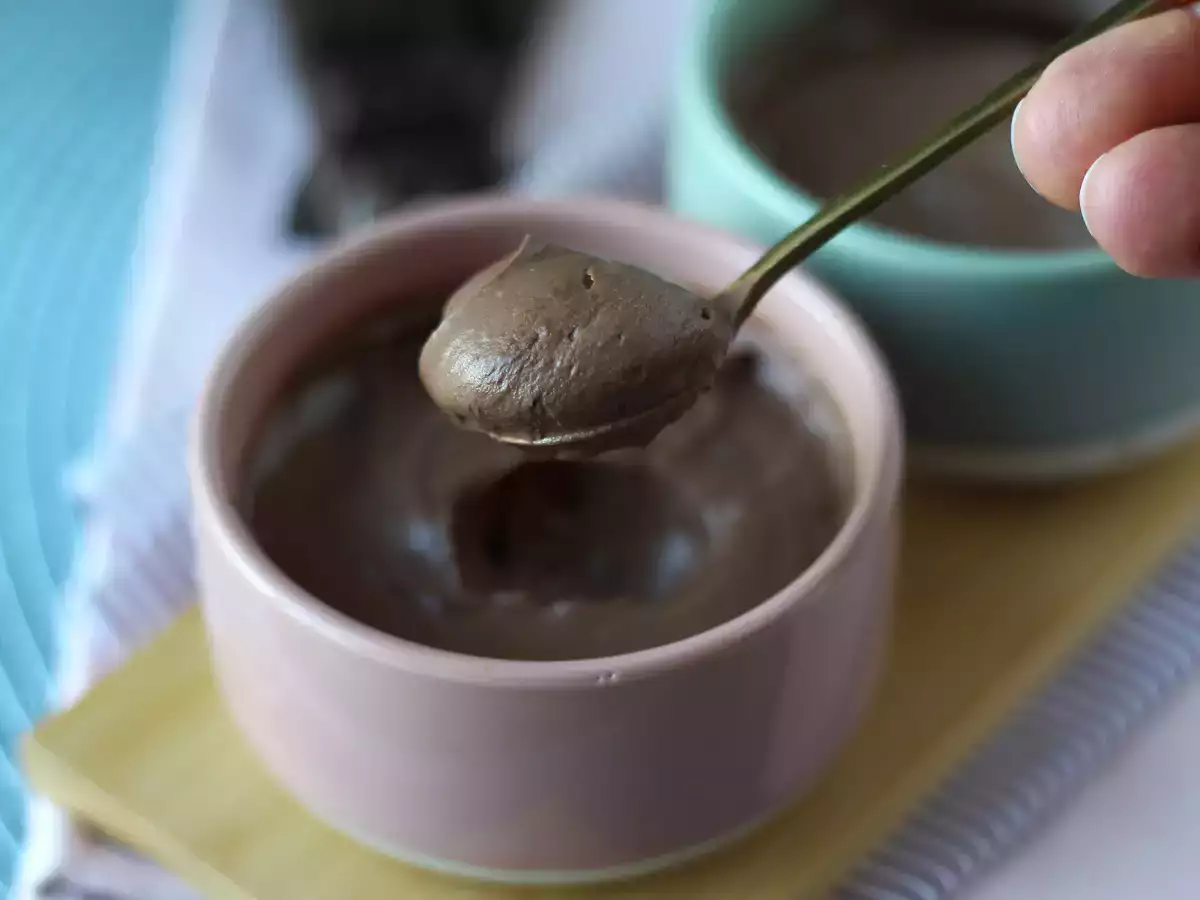 Schokoladencreme aus Seidentofu mit nur 2 Zutaten - foto 4