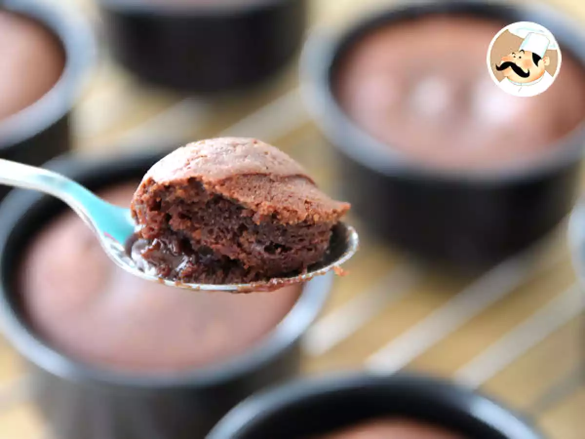 Schokoladenfondant und sein ultrafließendes Herz Schritt für Schritt - foto 4