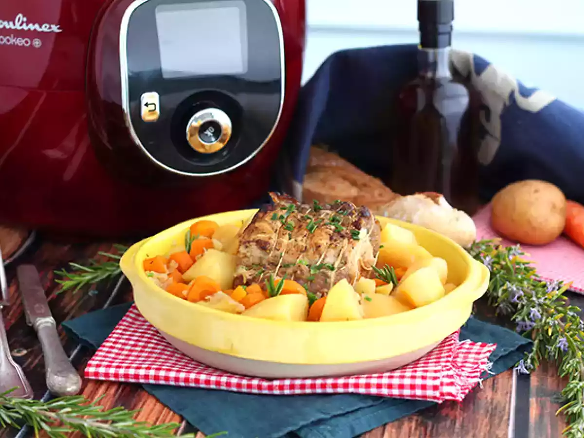 Schweinebraten, Rezept mit dem Cookeo
