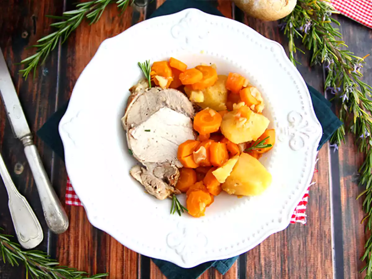 Schweinebraten, Rezept mit dem Cookeo - foto 3