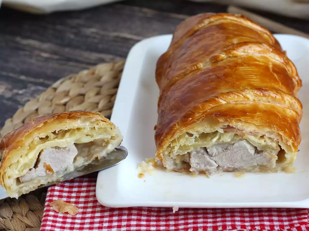 Schweinefilet in der Kruste Schritt für Schritt - foto 2