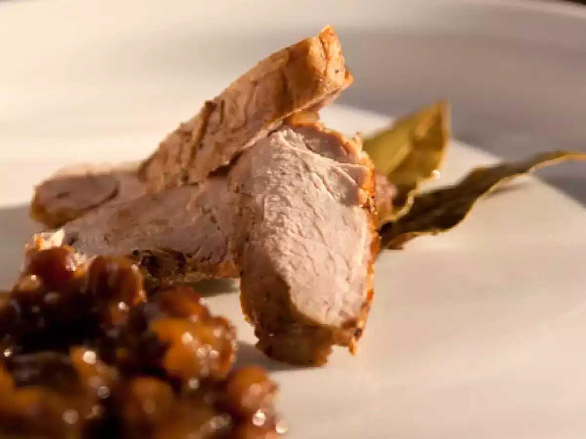 Schweinelende in Sherry