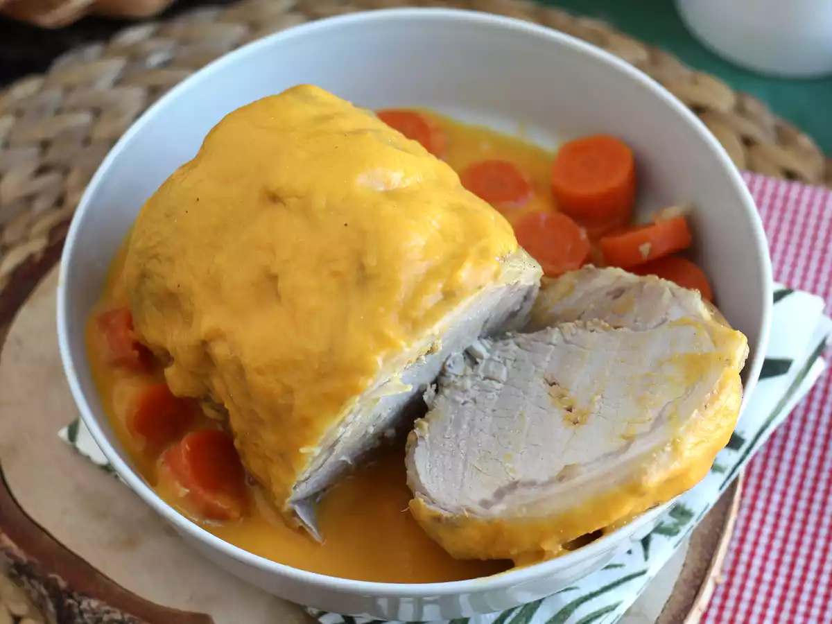 Schweinelende mit Bier und Karottensauce im Schnellkochtopf - foto 3
