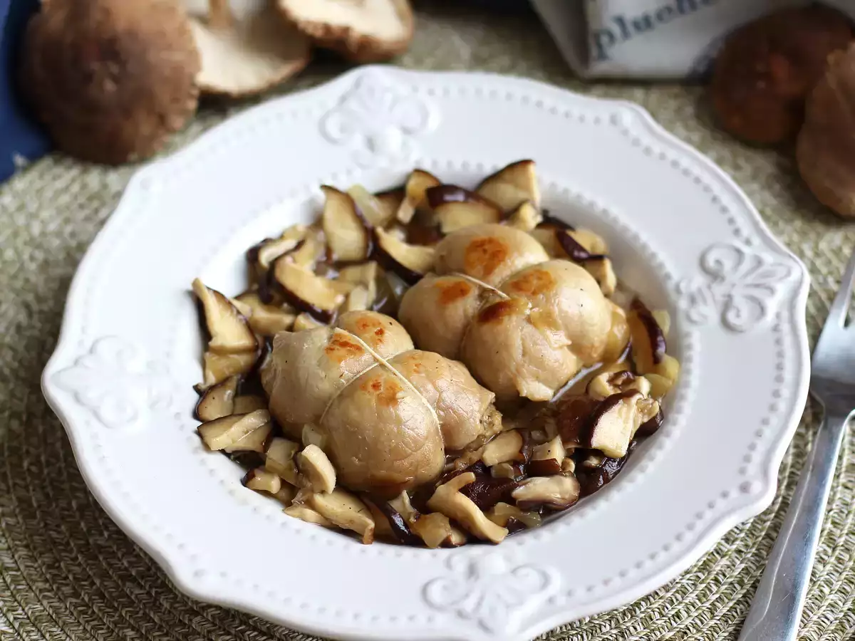Schweineröllchen mit Pilzsauce - foto 4